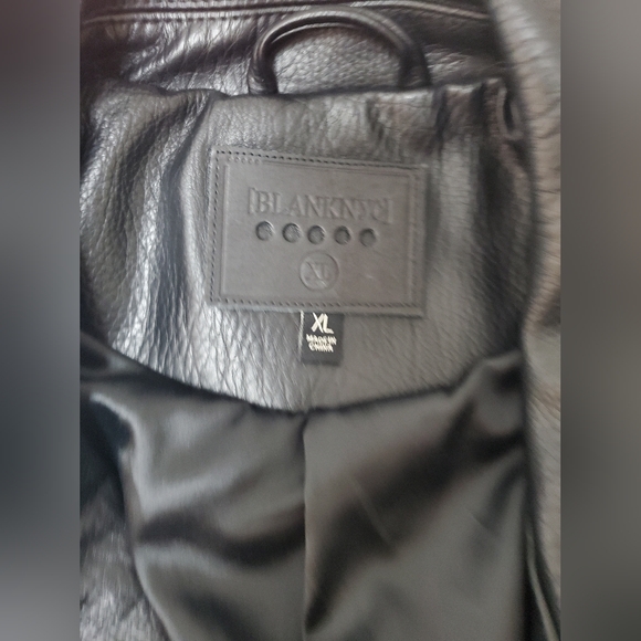 Blank NYC Women's Vegan Black Leather Jacket Size XL - Picture 9 of 12